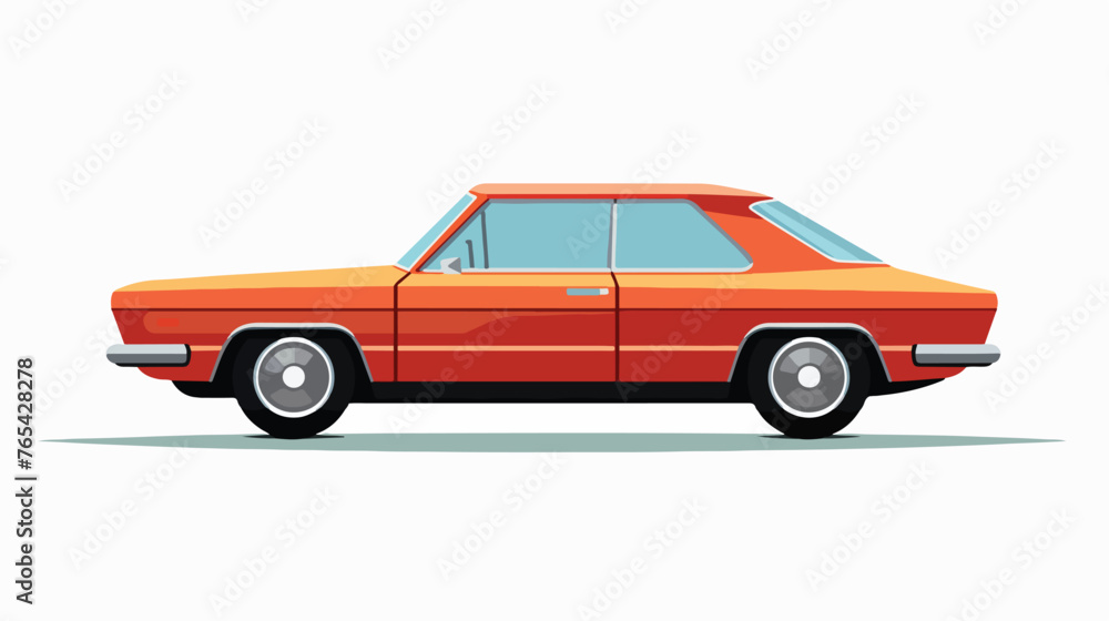 Car body type vector illustration icon.  flat vector