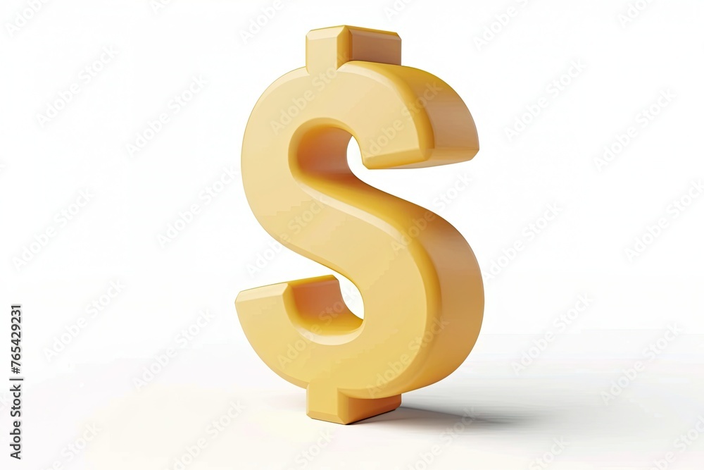 ector 3D Icon Dollar 3D Icon Isolated On White ector 3D Icon Dollar 3D Icon Isolated On White
