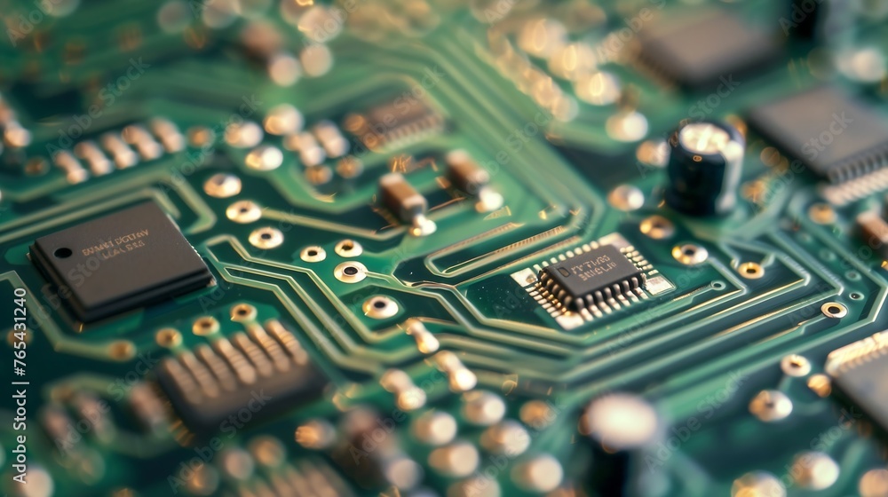 Obraz premium electronic circuit board