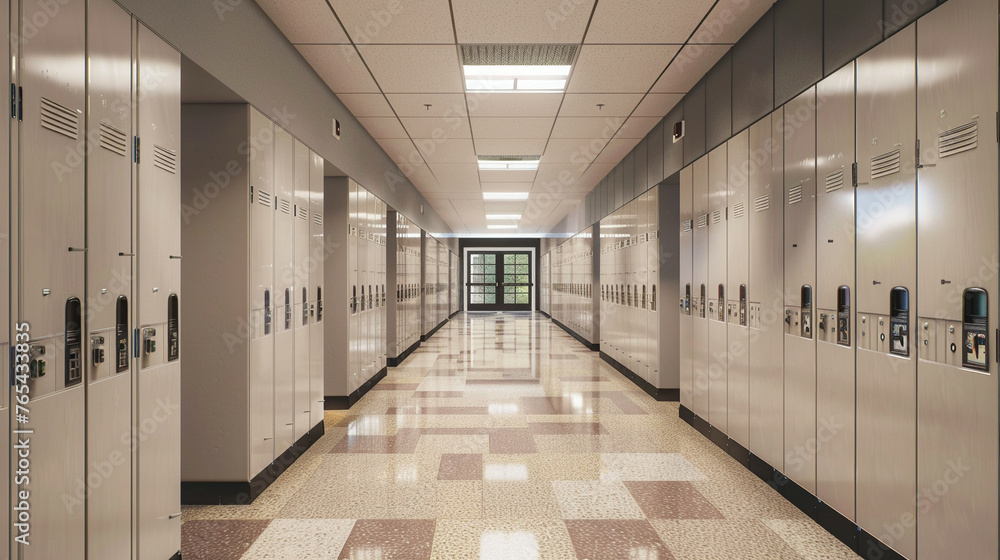 Obraz premium In the long hallway