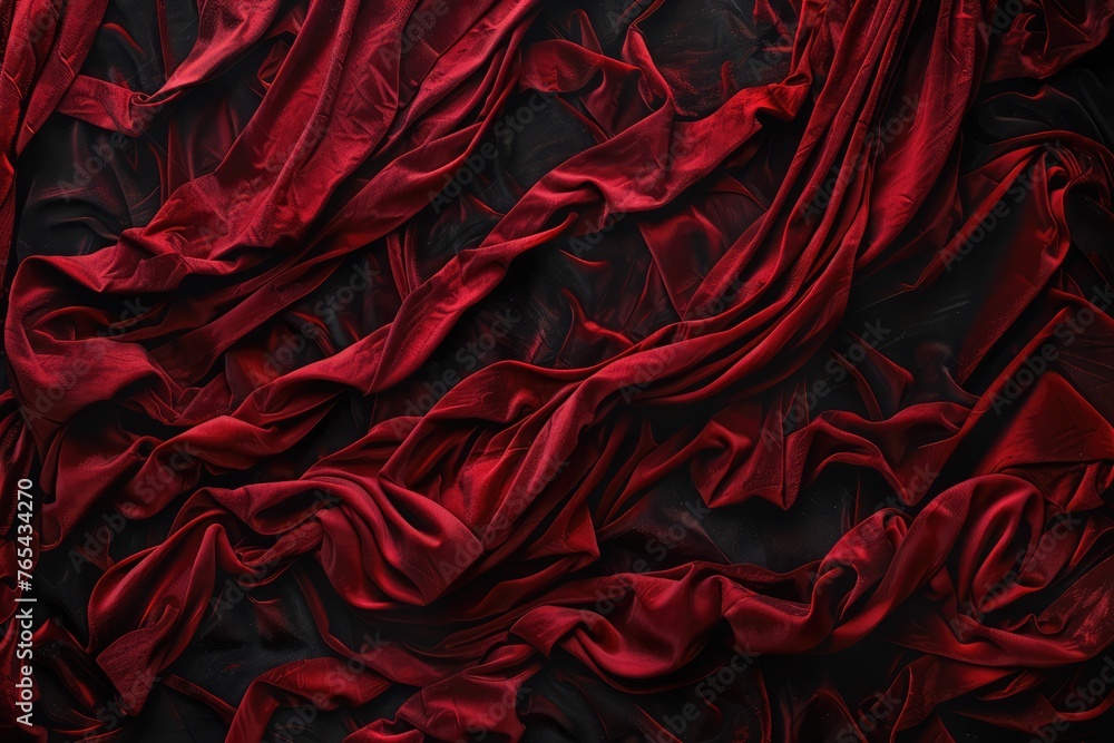 Red satin background. Red satin background.