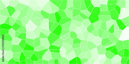 Multicolor Broken Stained Glass Background with white lines. Aqua texture Geometric Modern creative background. Geometric Retro tiles pattern.