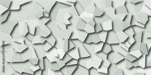 Multicolor Broken Stained Glass Background with white lines. Aqua texture Geometric Modern creative background. Geometric Retro tiles pattern.