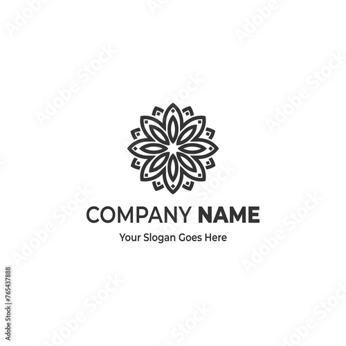 Fototapeta Naklejka Na Ścianę i Meble -  Abstract Flower Logo design template for your company