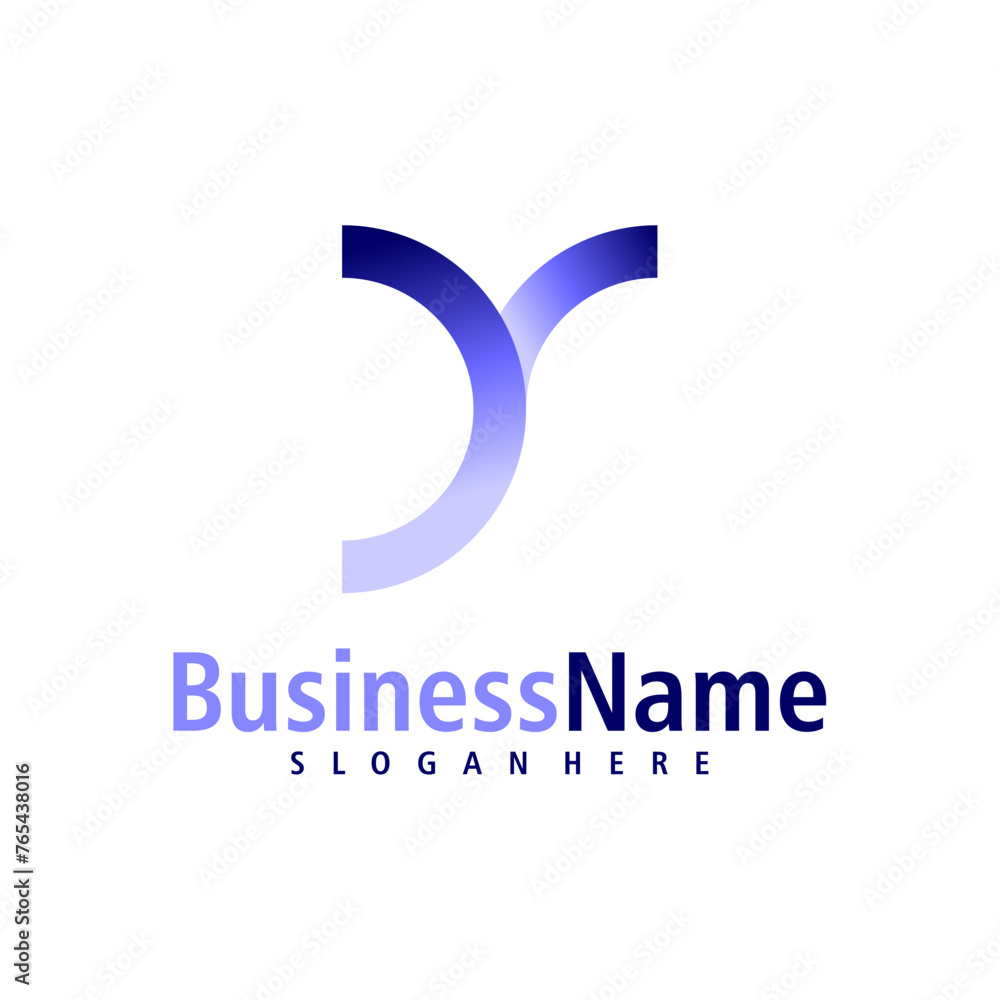 Letter Y logo design vector. Creative Initial Y logo concepts template Letter Y logo design vector. Creative Initial Y logo concepts template