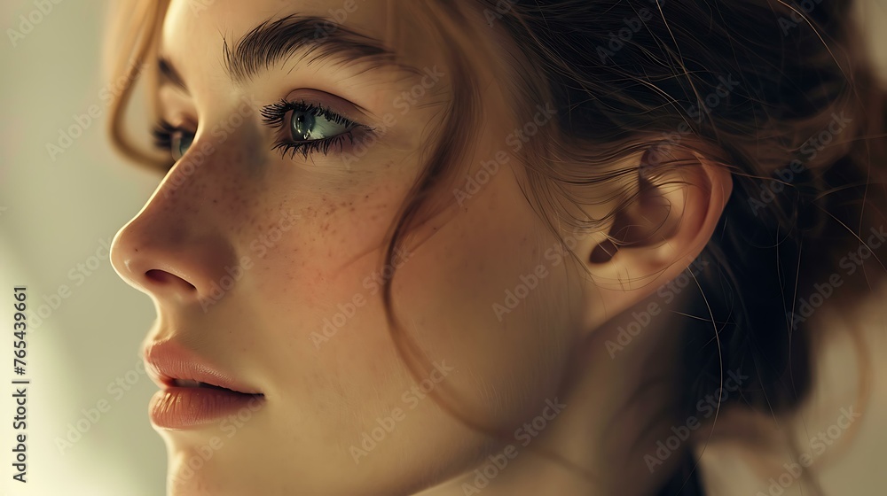 AI-generated photography of a high fashion model AI-generated photography of a high fashion model