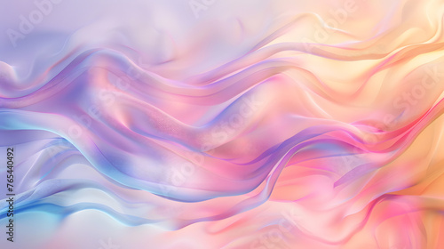 Wallpaper Mural Fluid Wave: Trendy Simple Gradient Abstract Background with Dynamic Wave Effect Torontodigital.ca