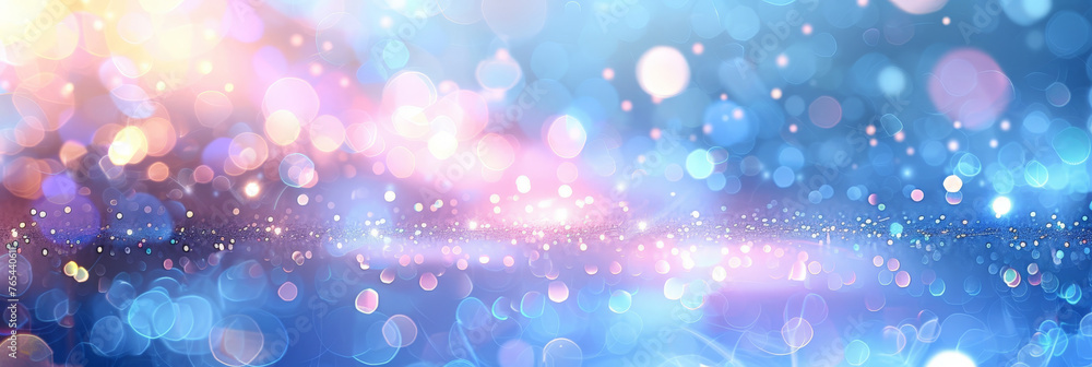 Abstract red white and blue glitter background with bokeh lights, red ...