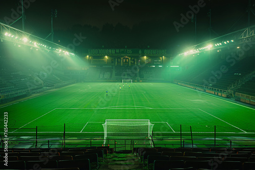 soccer stadium and football stadium, soccer field and stadium, soccer field background, view of stadium   © fadi