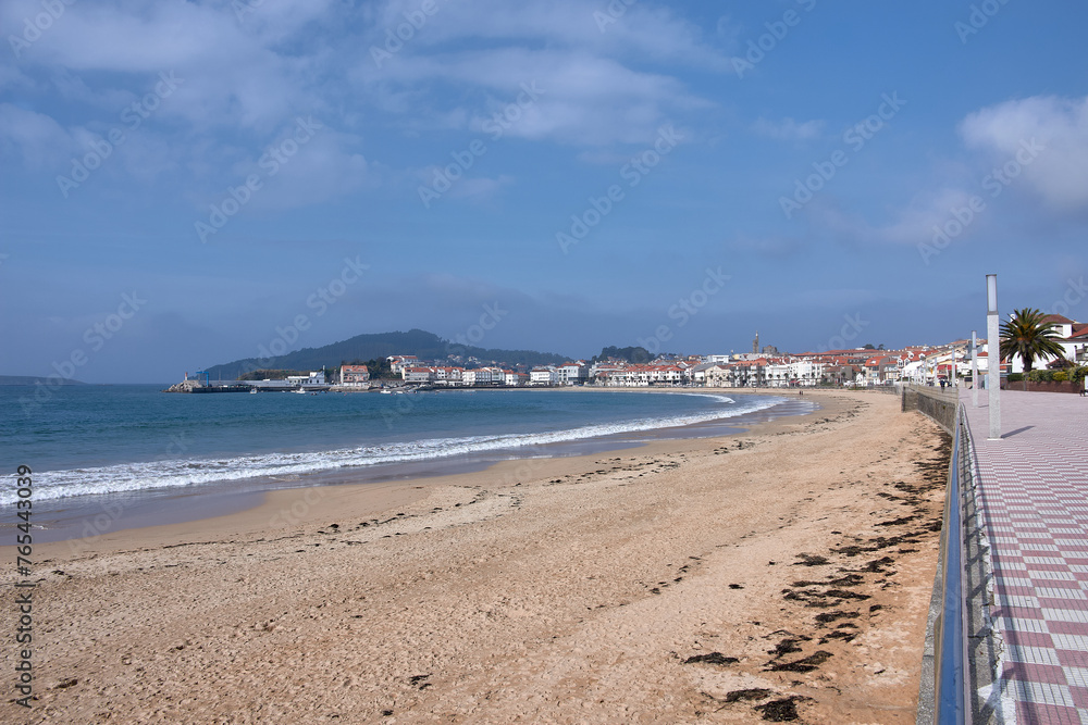 walk, Playa America, Panxon and Monteferro in Nigran, Pontevedra, Spain