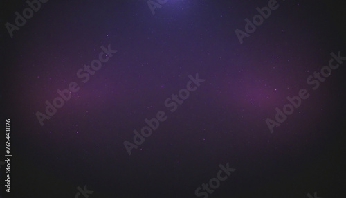 Purple lights blurred gradients on dark grainy background, glowing light spot on black, copy space colorful background