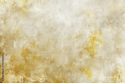Gold texture background paper in yellow vintage cream or beige color, white background or parchment paper.
