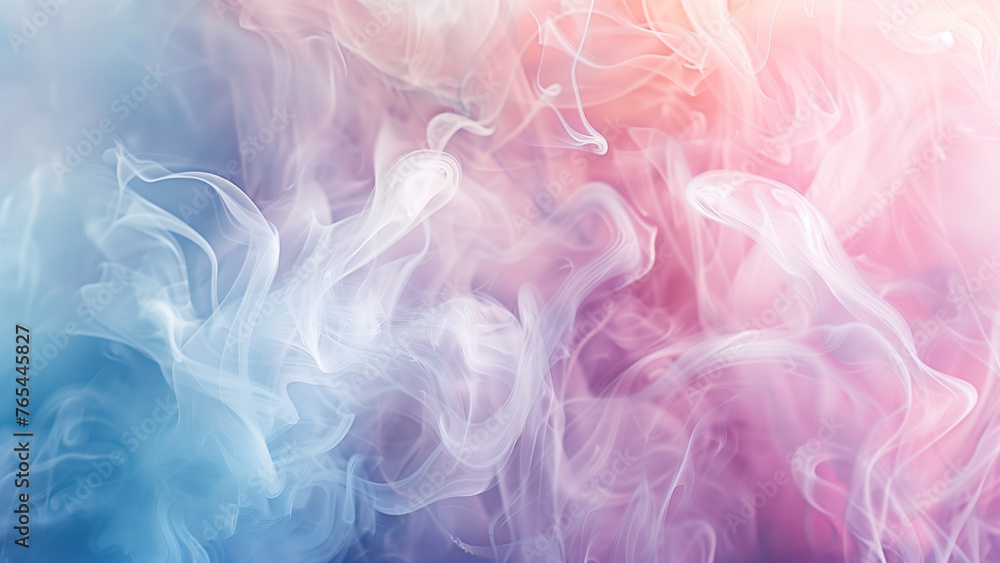 Fototapeta premium Whispers of Colour: A Smoky Pastel Abstract