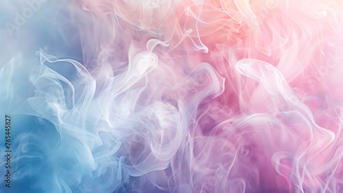 Whispers of Colour: A Smoky Pastel Abstract