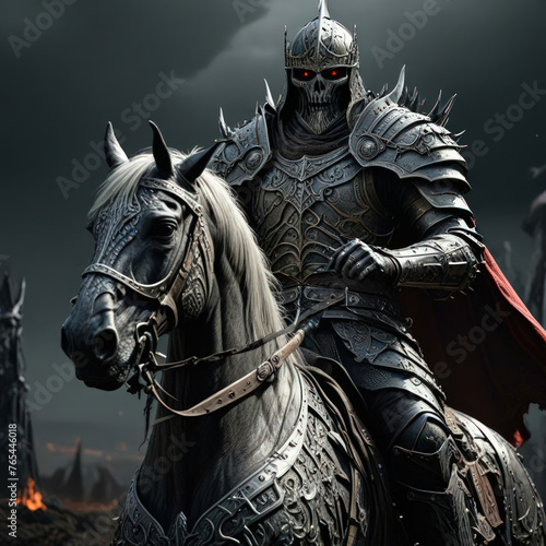 knight in armour, knight with horse, knight on horseback, knight on horse