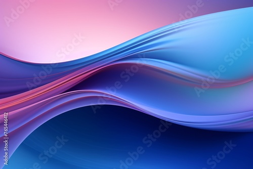a blue and pink wavy background
