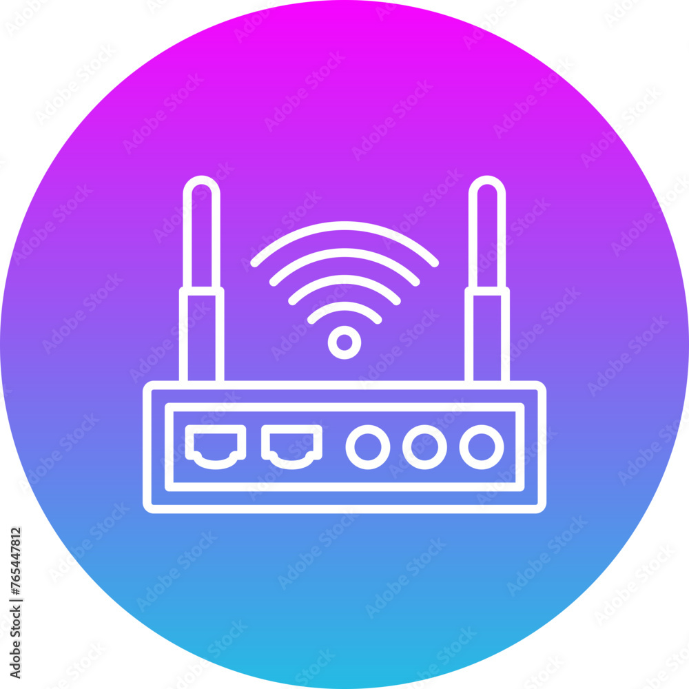 Router device Icon Router device Icon