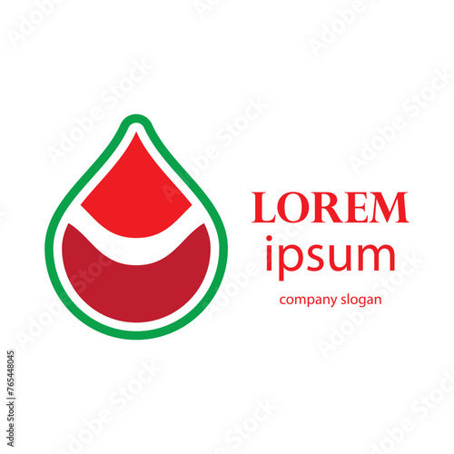 charity logo design caring for blood donors