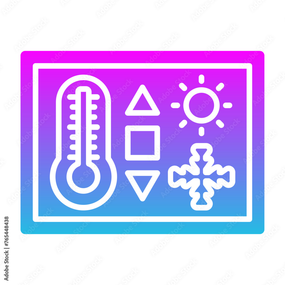 Temperature control Icon Temperature control Icon