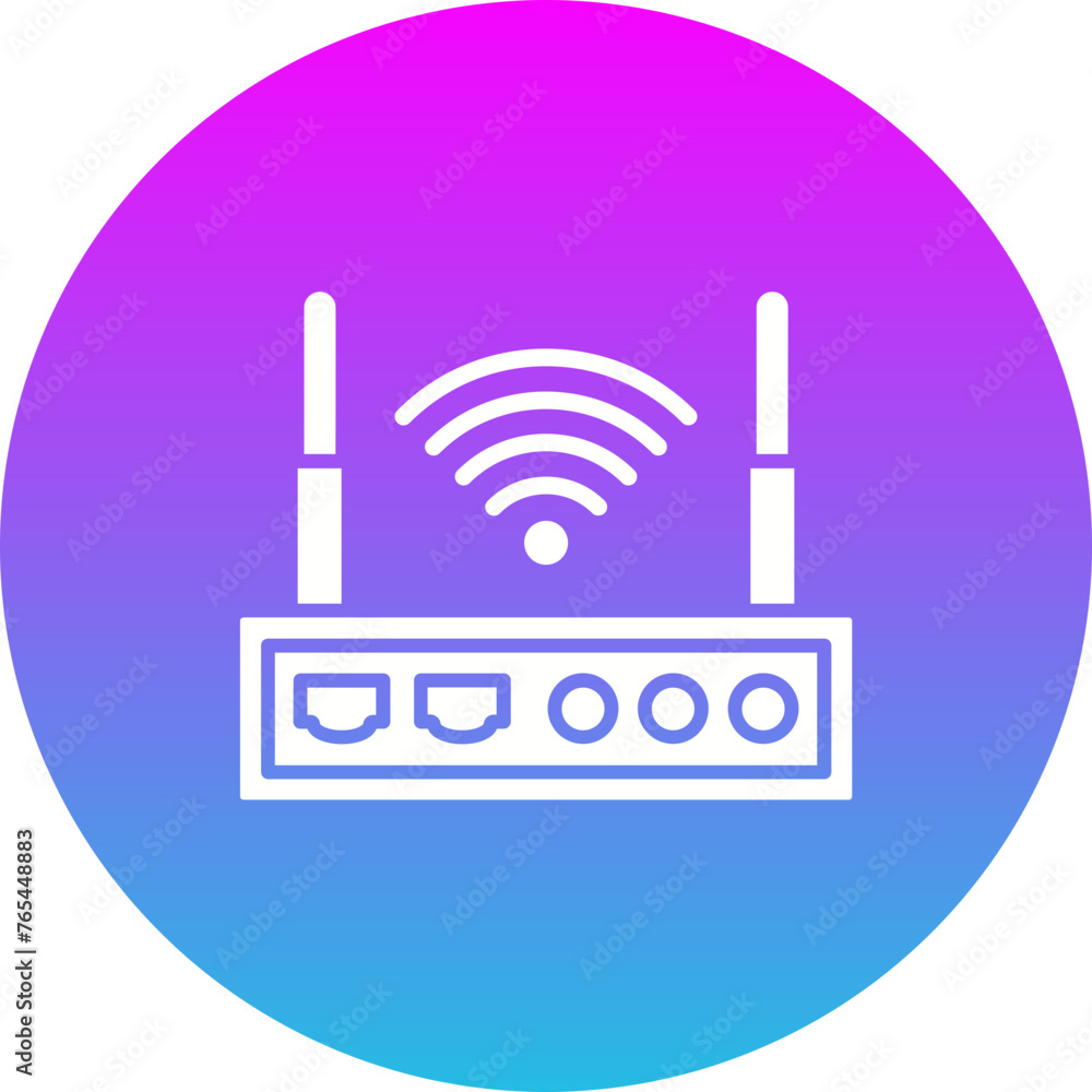 Router device Icon Router device Icon