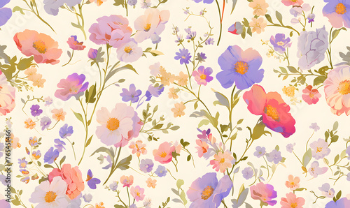 Floral Pattern,Generative AI  © simba kim