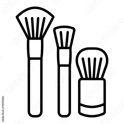 Makeup brushes Icon