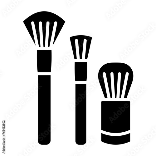Makeup brushes Icon