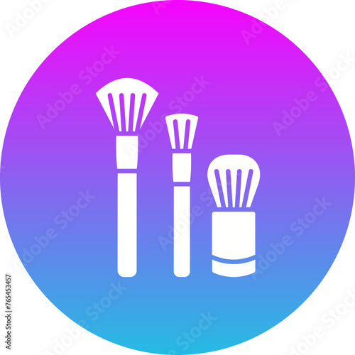 Makeup brushes Icon