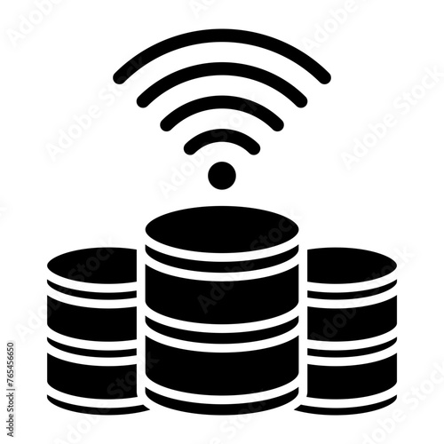 Wireless database Icon