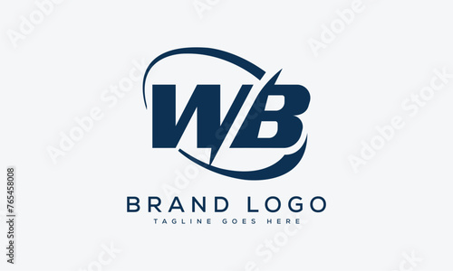 letter Wb logo design vector template design for brand. photo