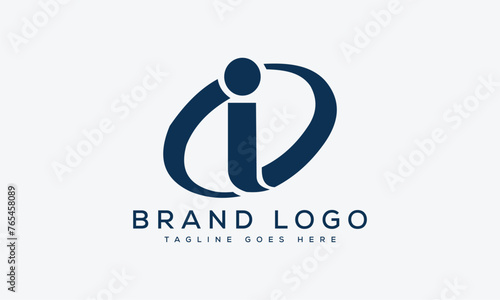 letter I logo design vector template design for brand.