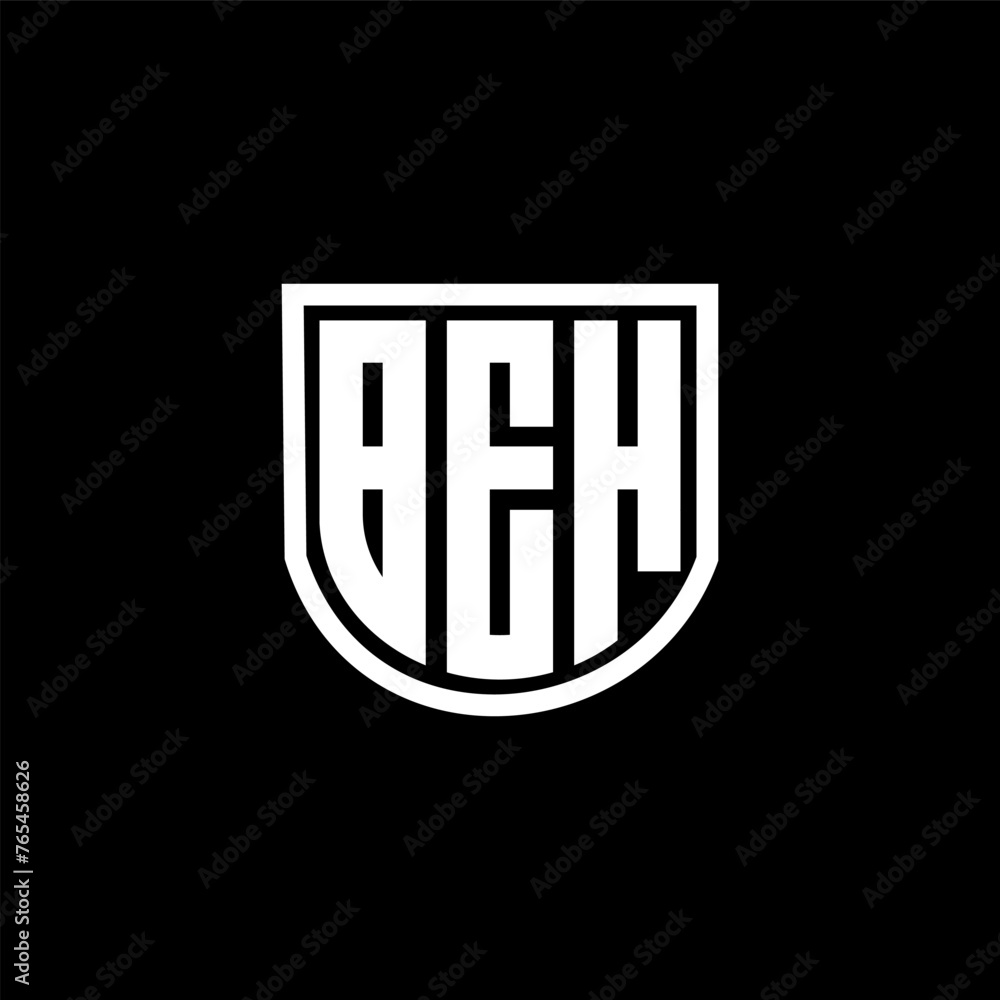 BEH letter logo design with black background in illustrator, cube logo, vector logo, modern alphabet font overlap style. calligraphy designs for logo, Poster, Invitation, etc. BEH letter logo design with black background in illustrator, cube logo, vector logo, modern alphabet font overlap style. calligraphy designs for logo, Poster, Invitation, etc.
