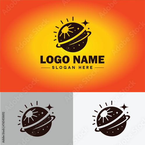 globe icon logo earth planet vector art graphics for business brand icon globe logo template