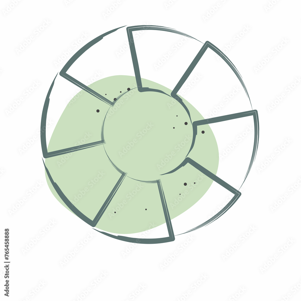 Icon Float. related to Ring symbol. Color Spot Style. simple design editable. simple illustration Icon Float. related to Ring symbol. Color Spot Style. simple design editable. simple illustration