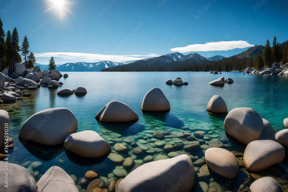 lake tahoe in winter