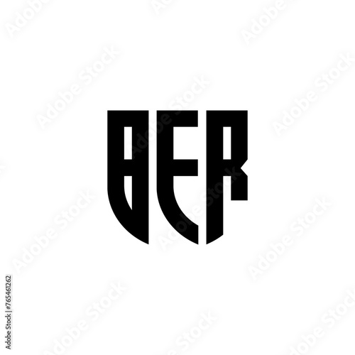 BFR letter logo design with white background in illustrator, cube logo, vector logo, modern alphabet font overlap style. calligraphy designs for logo, Poster, Invitation, etc.