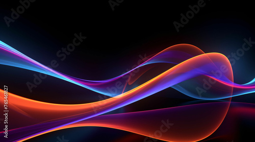 modern wavy gradient motion abstract background