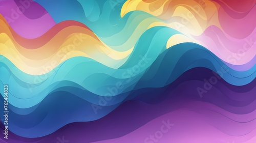  Artifical generated wave design background. Abstract background wavy lines background . ai, AI generated image.