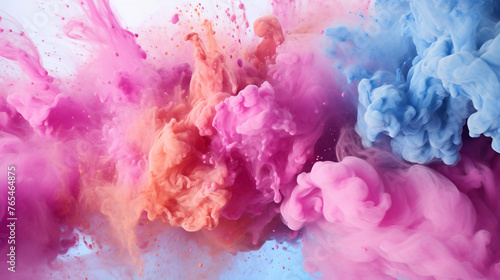 Abstract powder splatted background Freeze photo