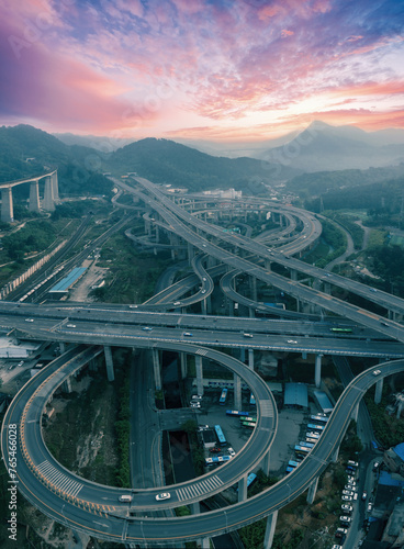 Photography Guizhou Guiyang Qianchun Interchange