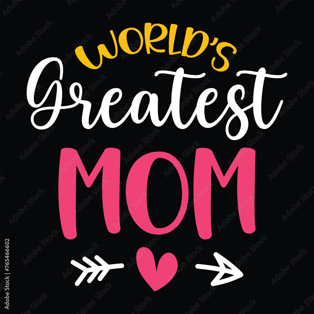 Happy Mother's day shirt design print template