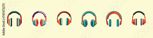 headphones icon.  headphones icon. Headphone Isolated Flat Web Mobile Icon, Headphone icon vector,Headphones earphones flat icon. Headset silhouette, Headphones icon, music icon, icon music