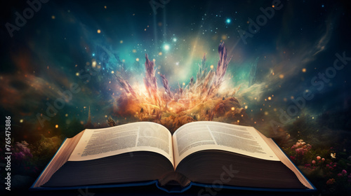 BIble Book of Creation with Fantasy and Magic Literatu