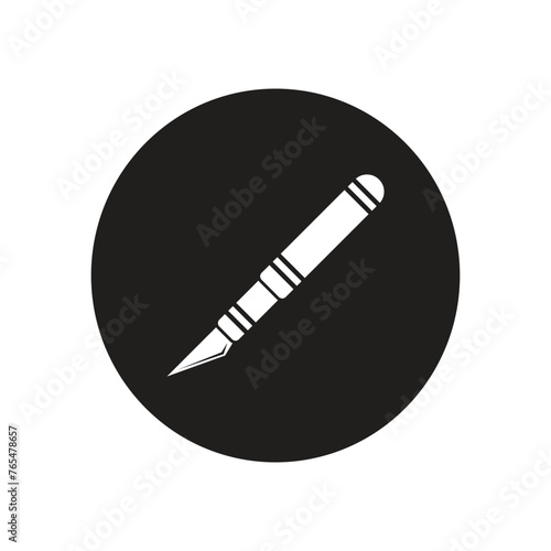ikon pemotong pena vector