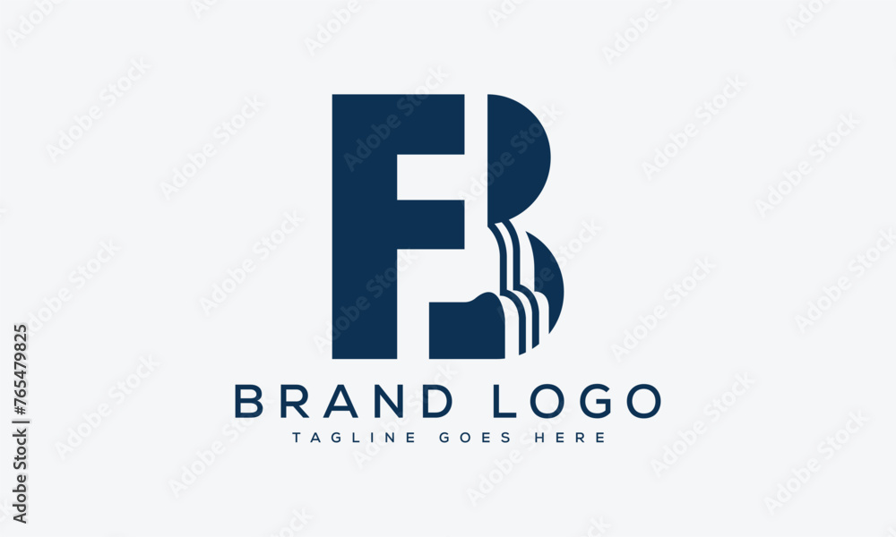 letter FB logo design vector template design for brand. letter FB logo design vector template design for brand.