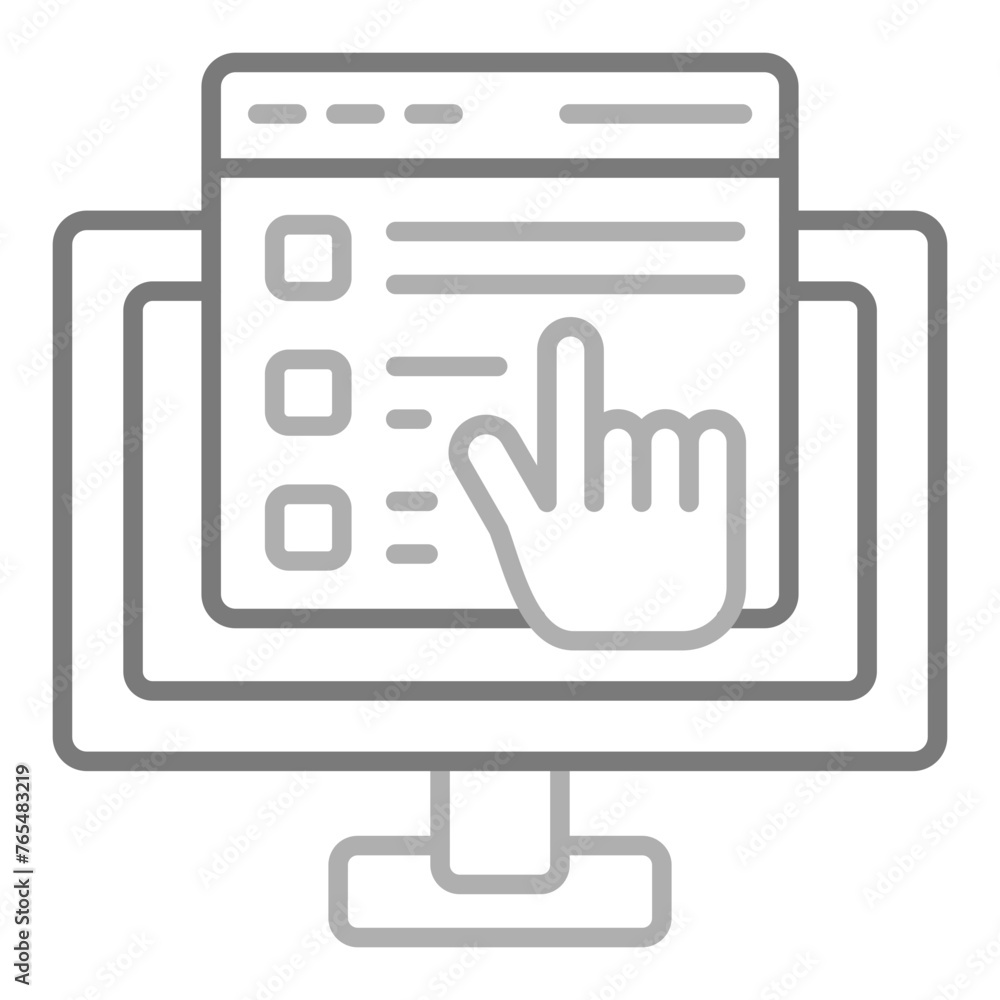 Online Survey Icon Online Survey Icon
