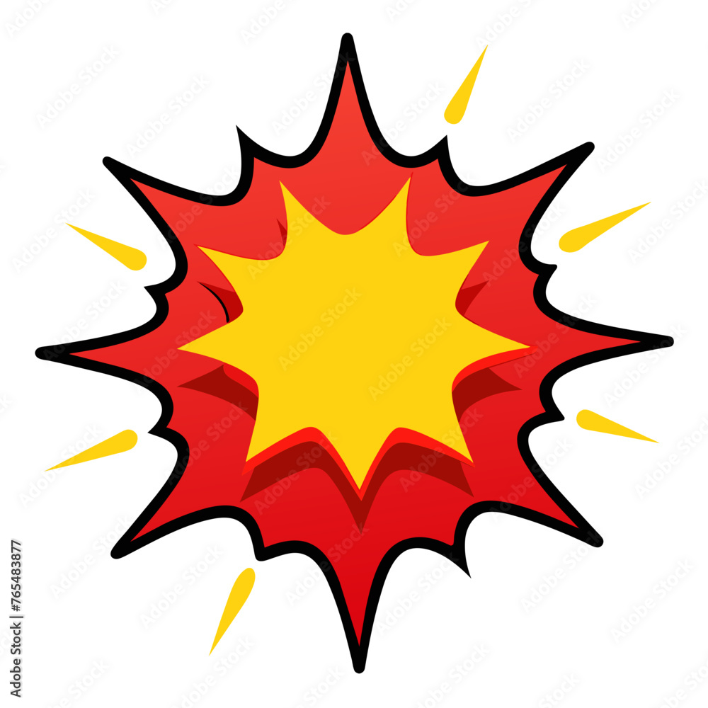 Comic Wham Splash Vector Illustration Comic Wham Splash Vector Illustration