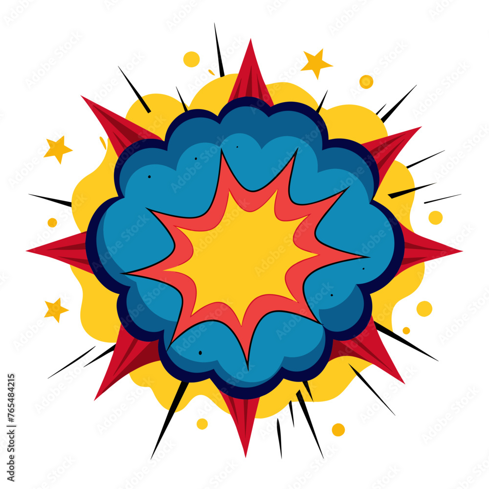 Comic Bam Splash Vector Illustration Comic Bam Splash Vector Illustration