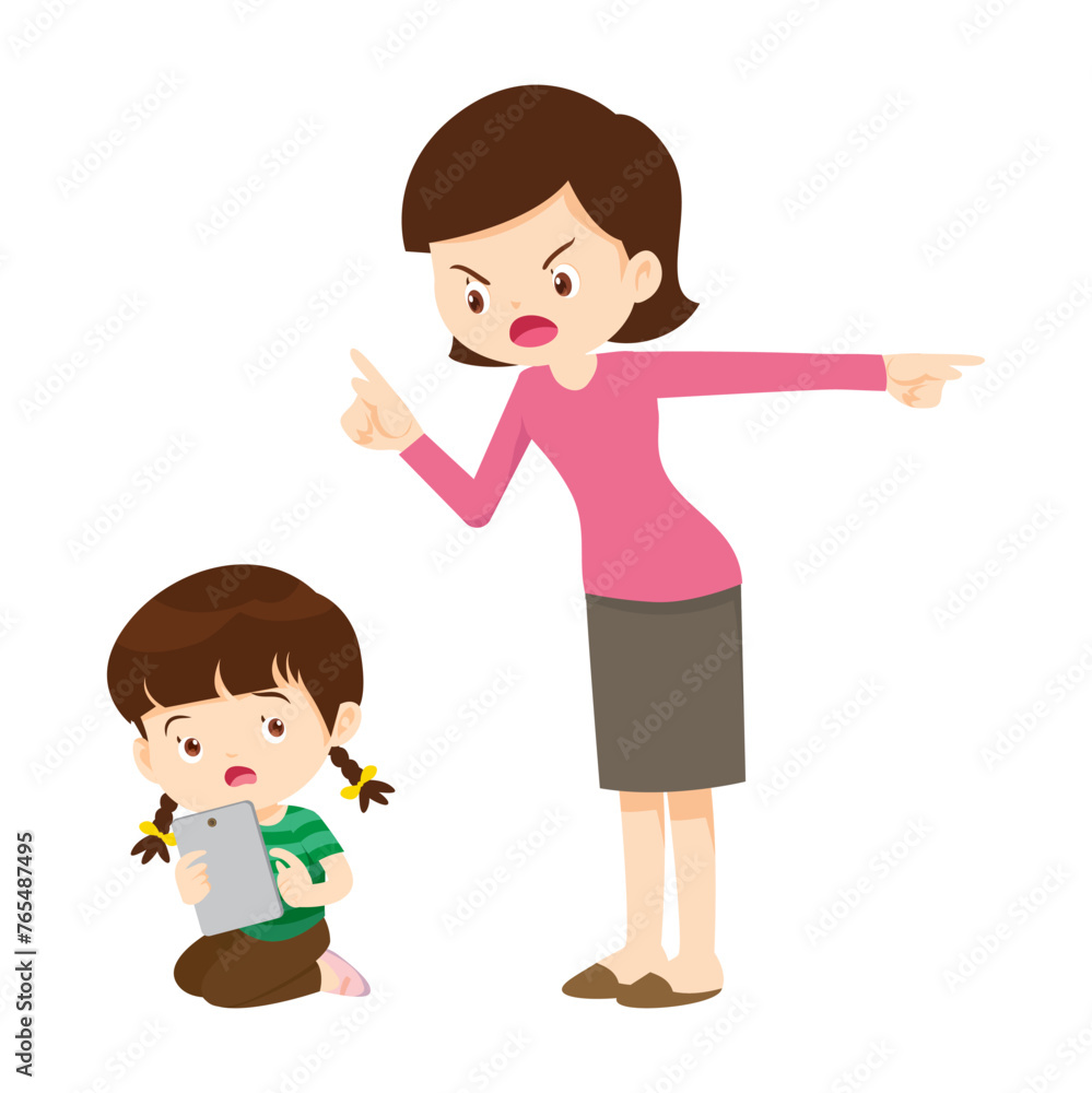 parent angry scold to kid addicted phone parent angry scold to kid addicted phone