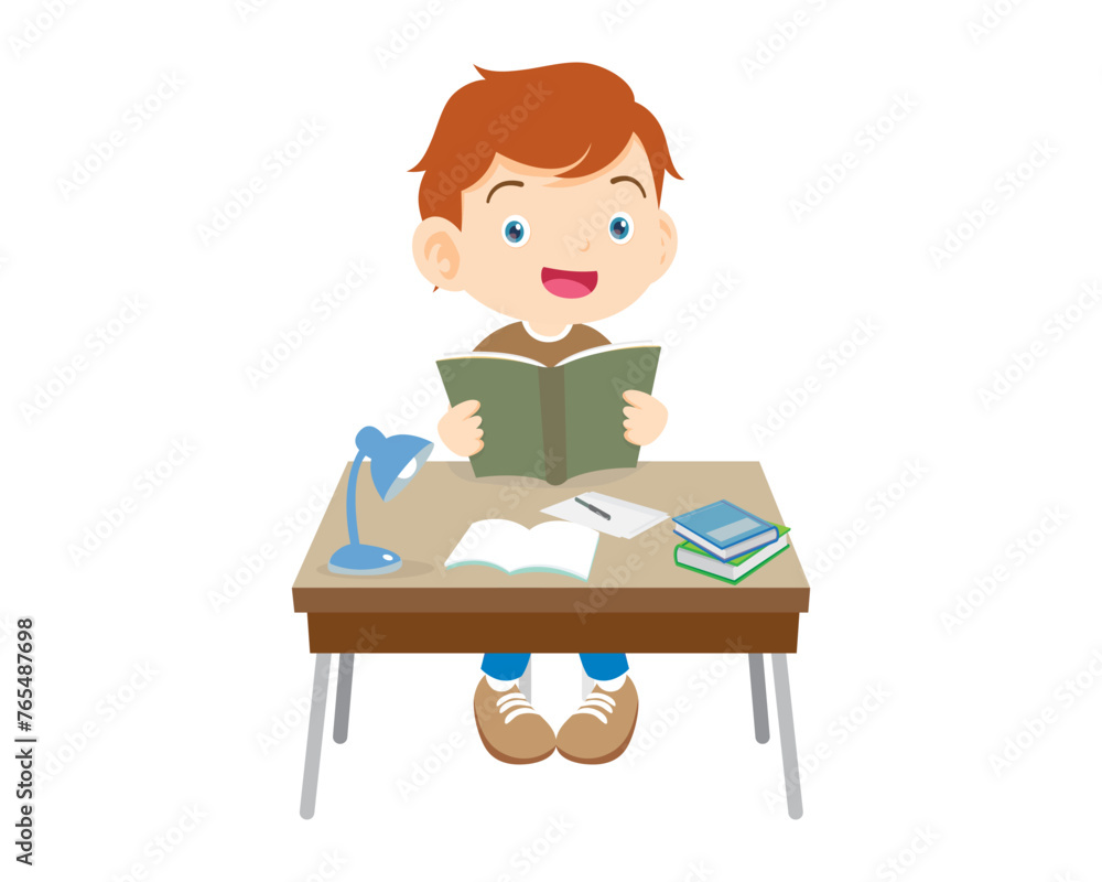 student sitting on desk working for homework 2 student sitting on desk working for homework 2